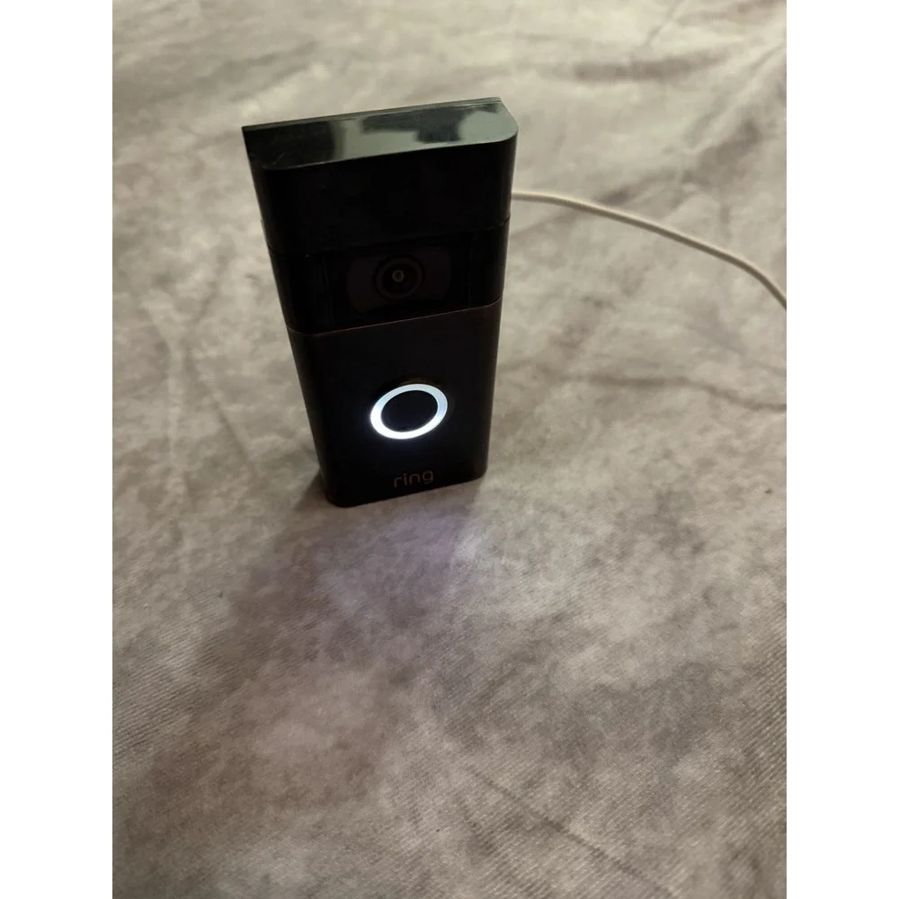 Ring Wired Video Doorbell Camera Wi-Fi Alexa Black w/ Screwdriver